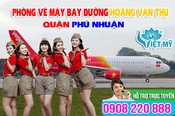 vé máy bay đường Hoàng Văn Thụ