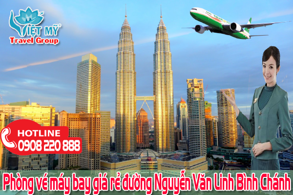 vé máy bay đường Nguyễn Văn Linh quận Bình Chánh