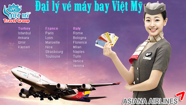 vé máy bay Asiana Airlines