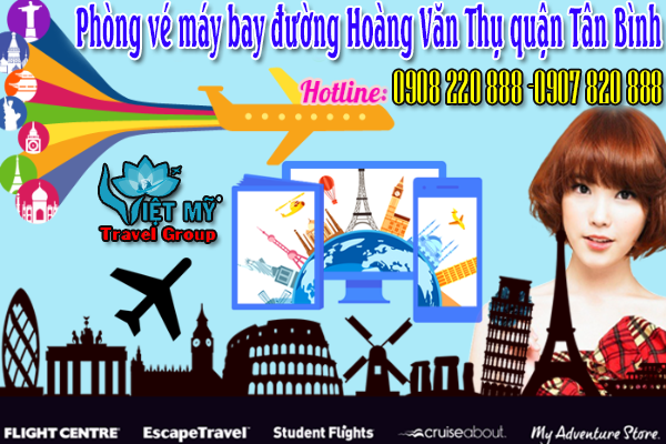 vé máy bay đường Hoàng Văn Thụ quận Tân Bình