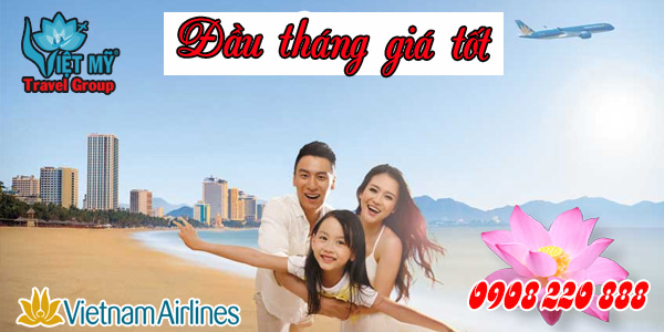 Vietnam Airlines khuyến mãi vé đầu tháng giá tốt