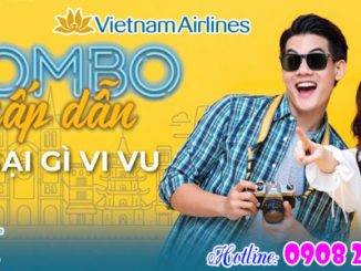 Combo vé Vietnam Airlines tiết kiệm đến 50%