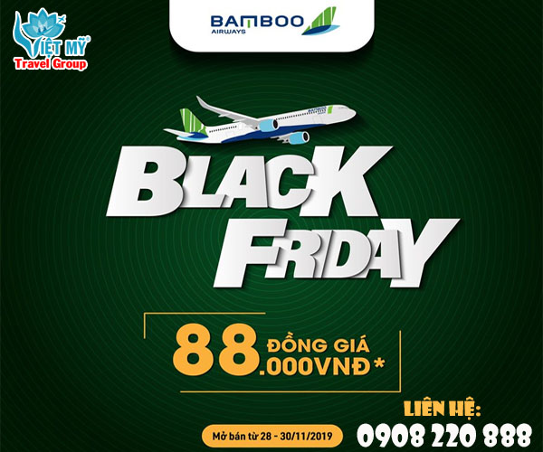 Bamboo Airways khuyến mãi mùa Black Friday