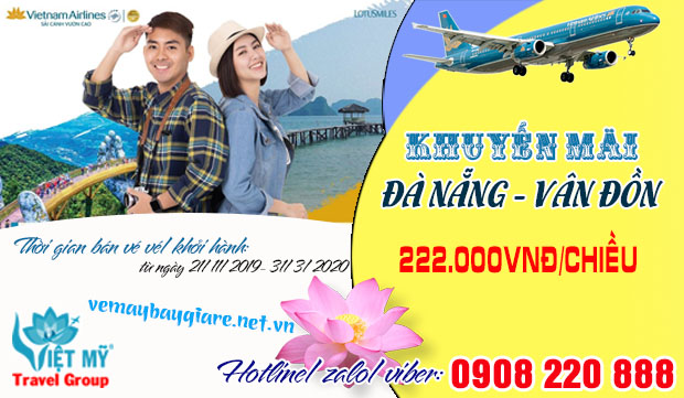 Vietnam Airlines tung vé Đà Nẵng đi Vân Đồn chỉ từ 222K