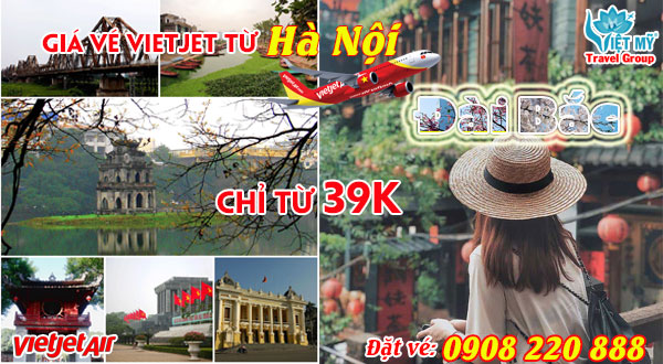 Giá vé Vietjet từ Hà Nội đi Đài Bắc