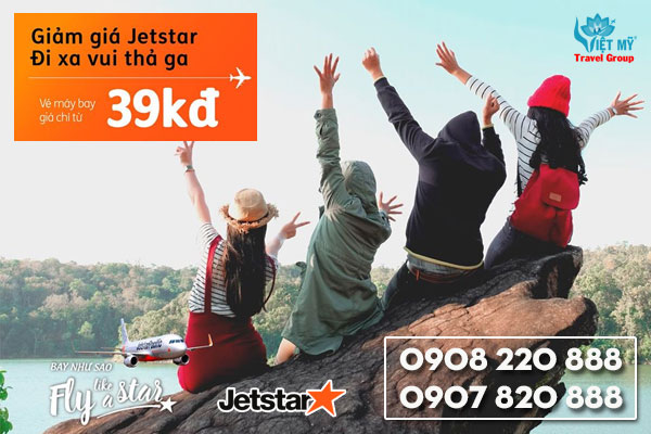 Jetstar khuyến mãi cuối tuần giá vé chỉ từ 39K
