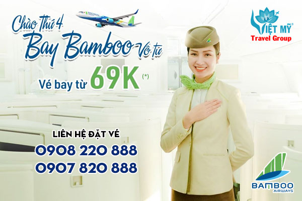Thứ 4 bay thỏa thích cùng Bamboo chỉ từ 69K