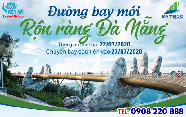 Bamboo ưu đãi đường bay mới từ Đà Nẵng chỉ từ 49K