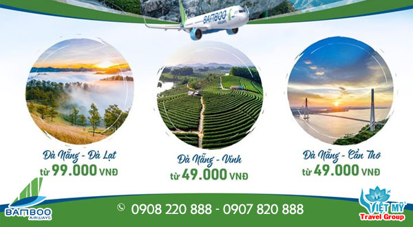 Khuyến mãi đường bay mới của Bamboo từ Đà Nẵng
