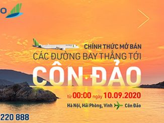 Bamboo Airways chính thức mở bán vé bay thẳng tới Côn Đảo