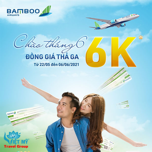 Khuyến mãi vé Đồng giá chỉ từ 6K của Bamboo