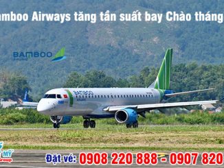 Bamboo Airways tăng tần suất bay Chào tháng 12