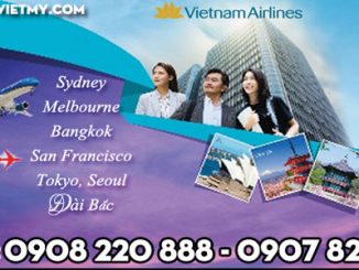 Lịch bay, giá vé đi Quốc tế của Vietnam Airlines