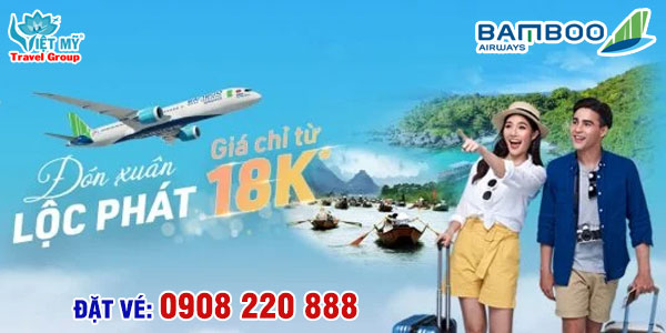 Bamboo Airways ưu đãi vé máy bay chỉ từ 18K