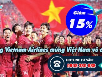 Cùng Vietnam Airlines mừng đội tuyển Việt Nam vô địch