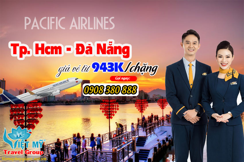 Du lịch Đà Nẵng với Pacific Airlines với giá vé từ 943K/chặng