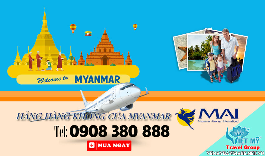 Cùng Việt Mỹ tìm hiểu sơ đồ bay hãng Myanmar Airways