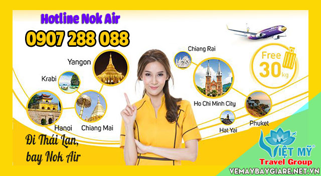 Tại Hà Nội đặt vé máy bay hãng Nok Air