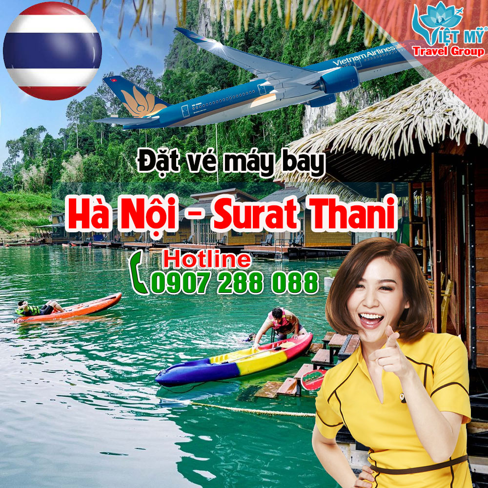 Book vé máy bay đi Surat Thani từ Hà Nội
