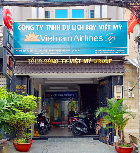 đại lý vé máy bay Việt Mỹ