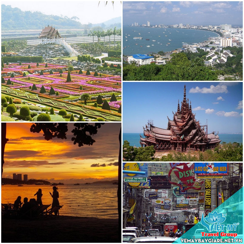 Đặt vé máy bay đi Pattaya Thái Lan