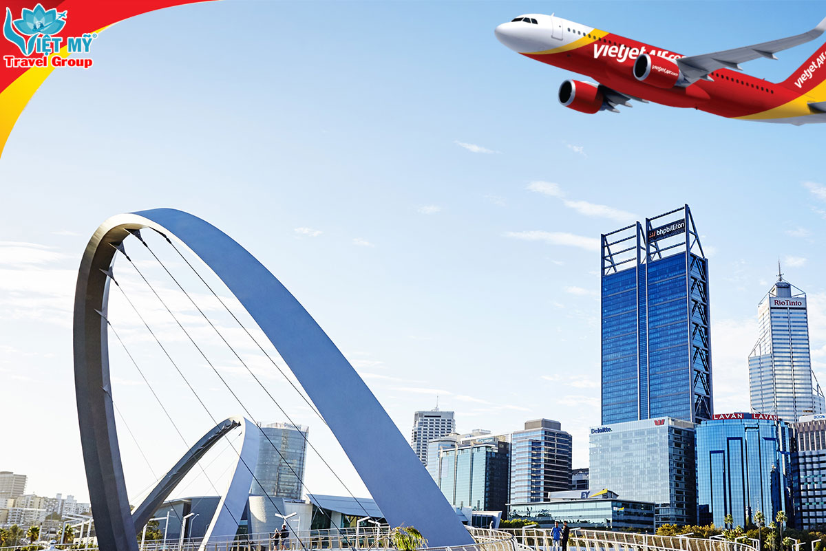 Mua vé máy bay đi Perth Úc hãng Vietjet ở đâu?