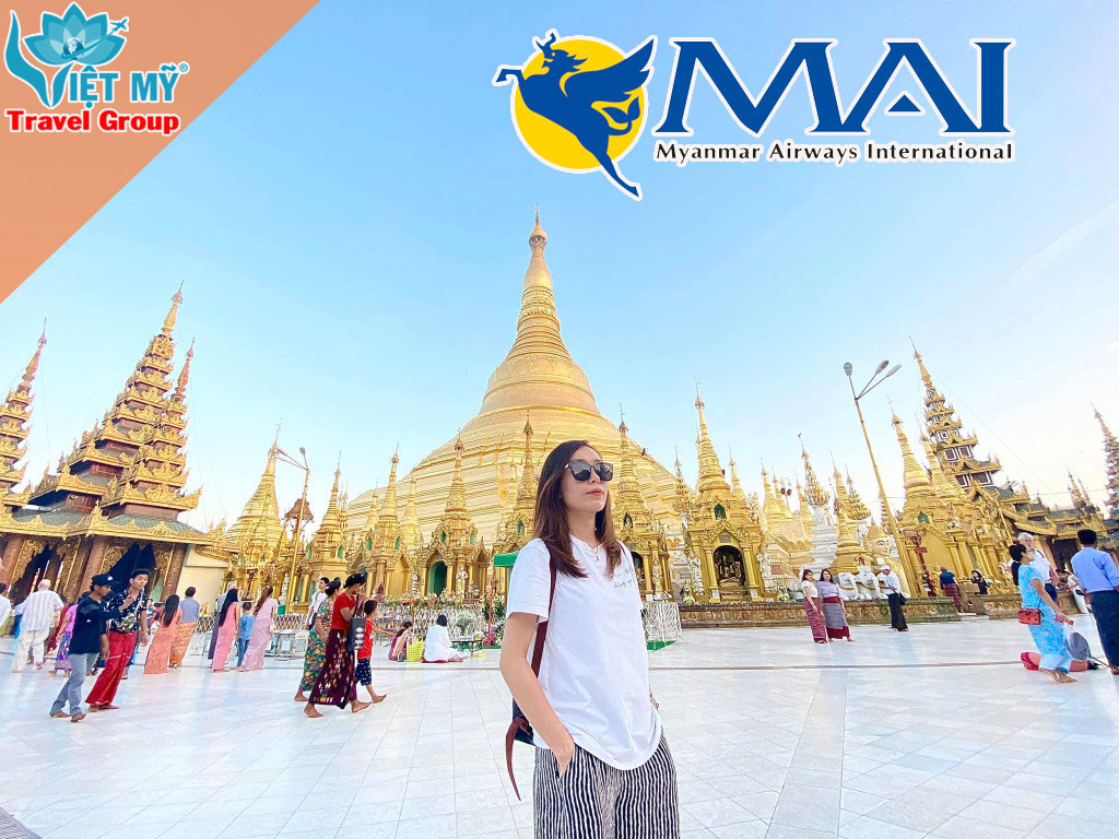 Đặt vé từ Nội Bài đến Yangon bay hãng Myanmar Airways