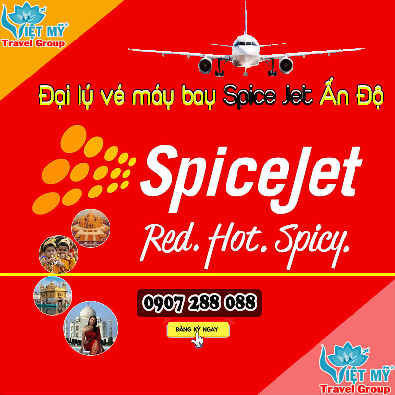Đại lý vé máy bay Spice Jet Ấn Độ