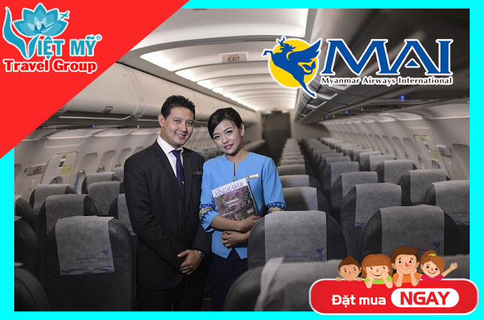 Phòng vé quốc tế Myanmar Airways tại Việt Nam
