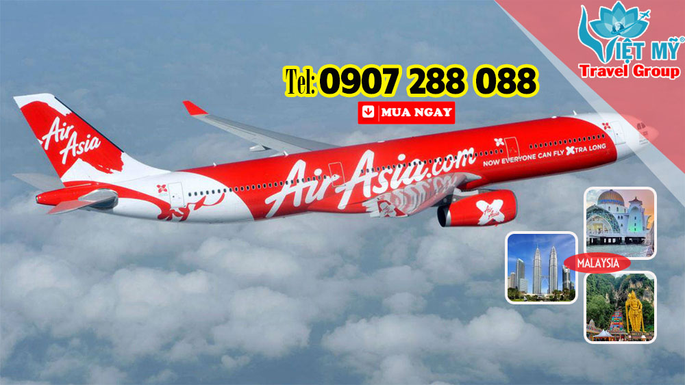 Mừng năm RỒNG Air Asia tặng triệu vé 0Đ