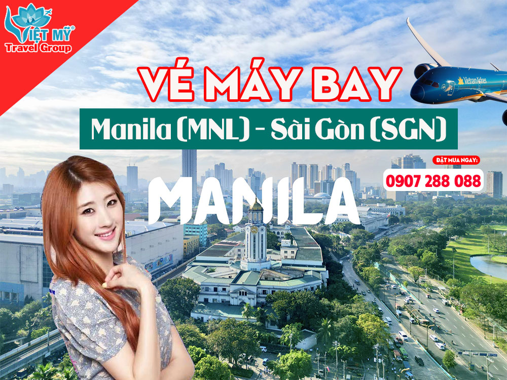 Vé máy bay Manila (MNL) - Sài Gòn (SGN)