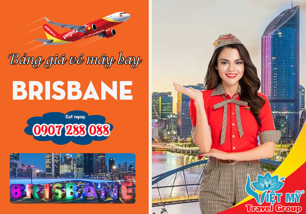 Bảng giá vé máy bay đi Brisbane hãng Vietjet Air
