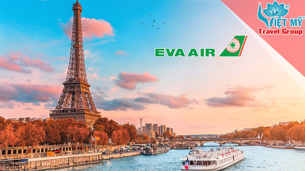 Vé máy bay TPHCM - Paris hãng Eva Air
