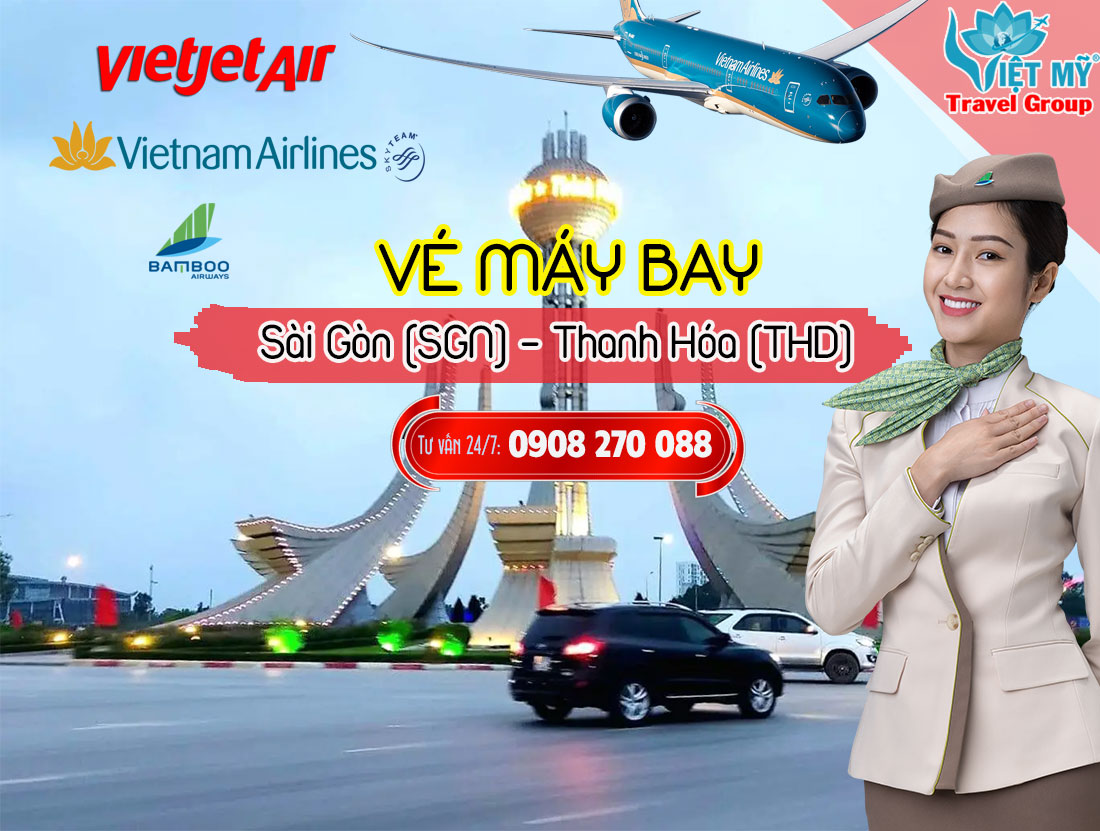Vé máy bay Sài Gòn (SGN) - Thanh Hóa (THD)