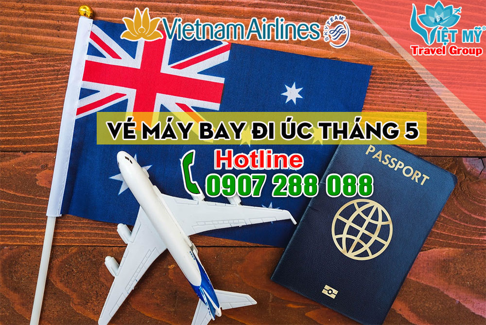 Vé máy bay đi Úc tháng 5 Vietnam Airlines