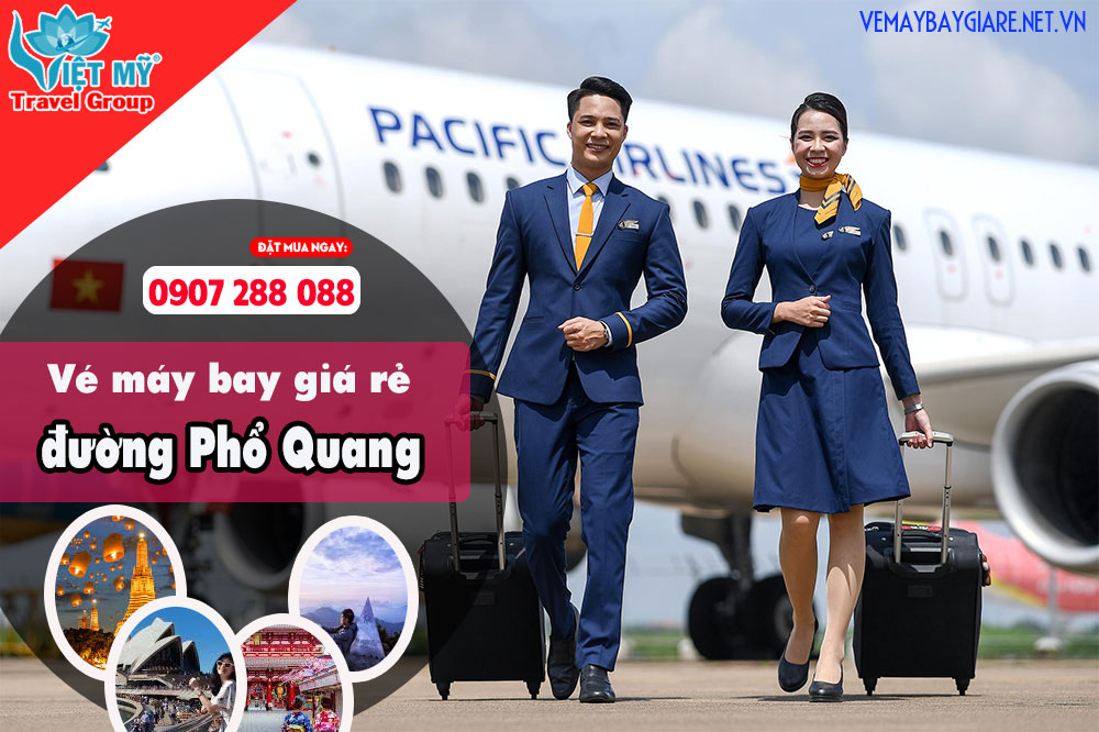 Vé máy bay giá rẻ đường Phổ Quang quận Phú Nhuận - Việt Mỹ