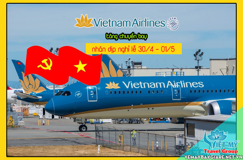 Hãng hàng không Vietnam Airlines tăng cường các chuyến bay dịp lễ