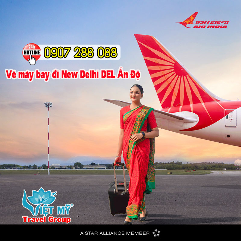 Giá vé hãng Air India đang ưu đãi chặng Sài Gòn - New Delhi