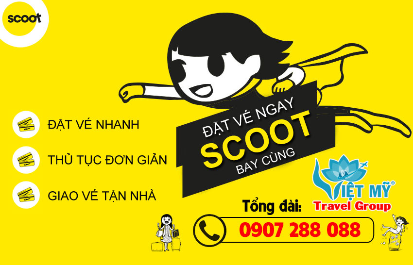 Tổng đài bán vé máy bay Scoot Air tại Việt Nam