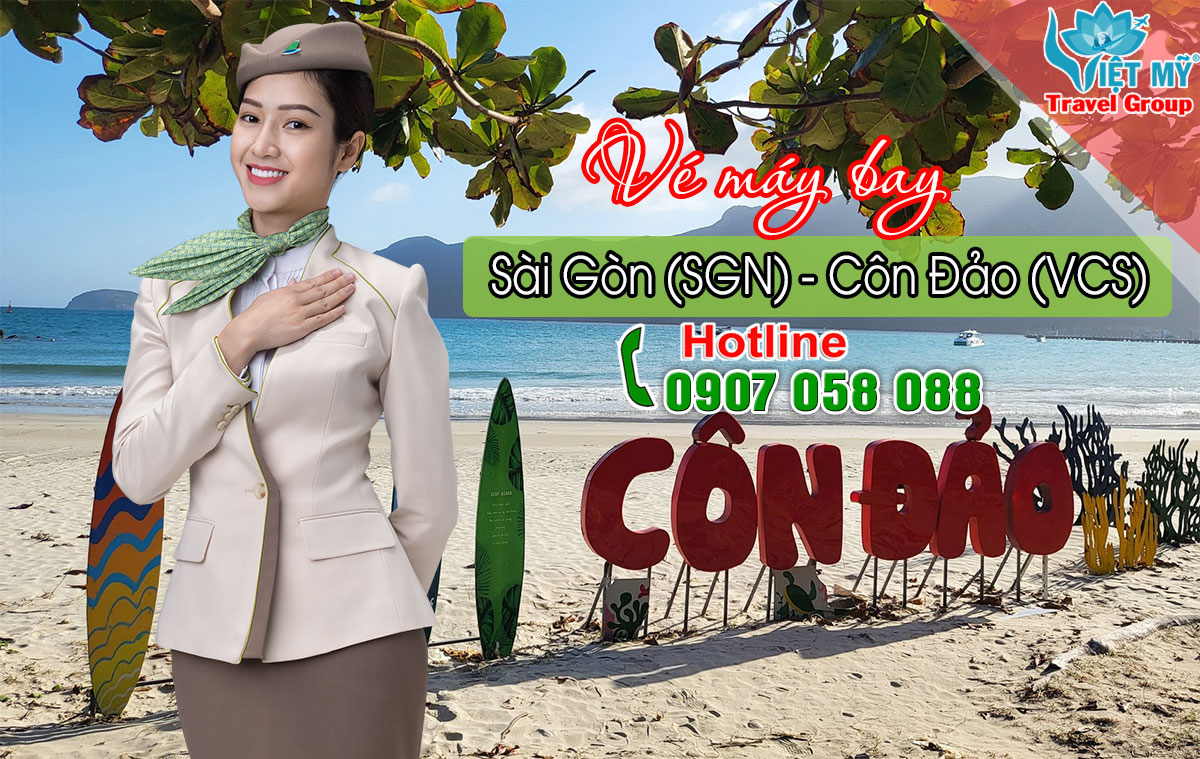 Vé máy bay Sài Gòn (SGN) - Côn Đảo (VCS)