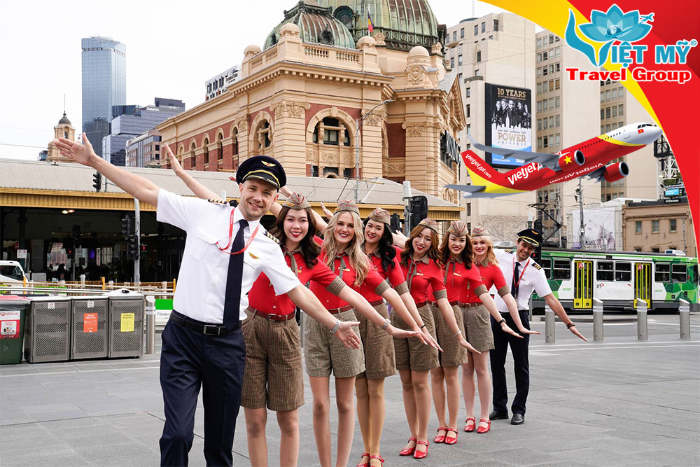 Mua vé máy bay từ Perth - Tp. HCM hãng Vietjet Air