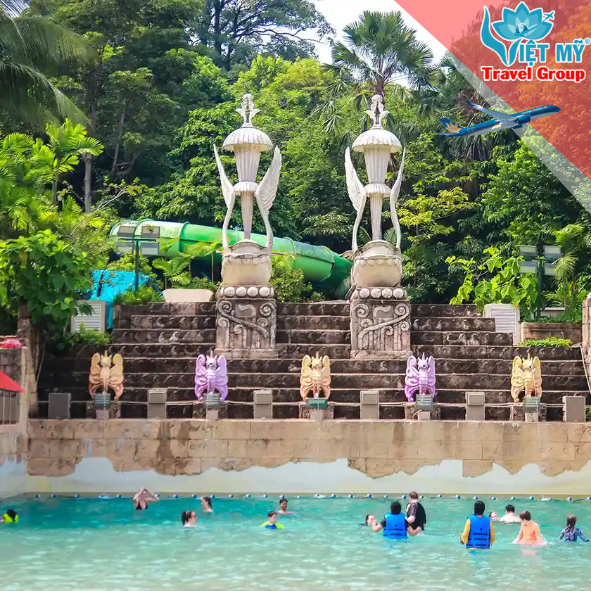 Du lịch và trải nghiệm Công viên nước Adventure Cove Singapore
