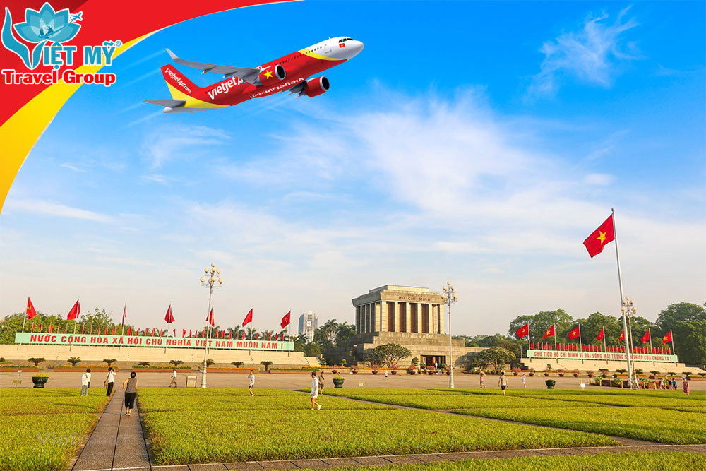Cùng Việt Mỹ Đặt vé máy bay hãng Vietjet tuyến Melbourne - Hà Nội 
