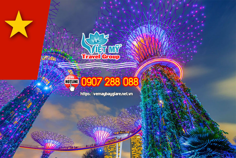 Đặt mua vé máy bay đi Singapore du lịch dịp Lễ 2/9