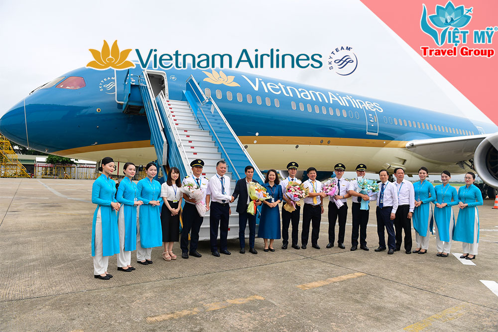Vietnam Airlines đón siêu máy bay bay thân rộng Boeing 787-10