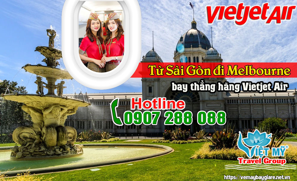 Chặng bay Tp. Hồ Chí Minh - Melbourne của Vietjet Air