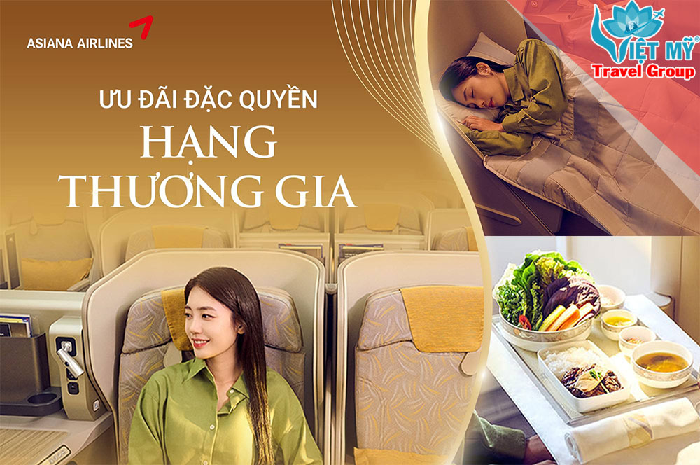 Trải nghiệm Thương gia Asiana Airlines bay Tp.Hcm - Incheon