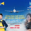 GIẢM 15% mua vé hạng Premium Economy trước 3 ngày hãng Vietravel Airlines