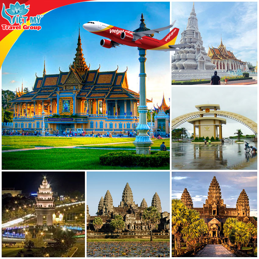 Thông tin về chặng bay Hà Nội - Siêm Reap hãng Vietjet