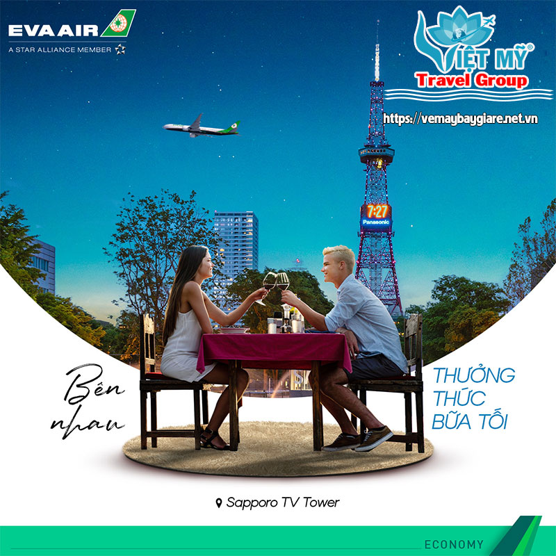 Lên kế hoạch bay đến Sapporo Nhật Bản cùng Eva Air